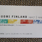 POSTIMERKKIVIHKO - SUOMEN ITSENÄISYYS 80 VUOTTA - LAPE V36 - pikkukuva 1