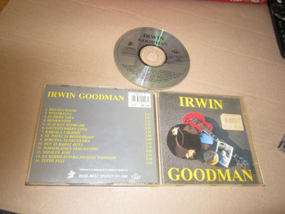 IRWIN GOODMAN CD v 1992 BASE-BEAT STUDIOT OY ( hienokunto )