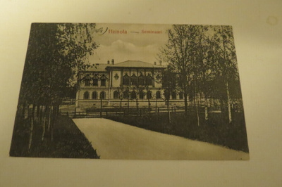 HEINOLA SEMINAARI 1908 KULKENUT KORTTI
