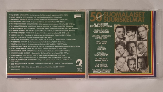 50-LUVUN SUOMALAISET SUURISKELMÄT CD