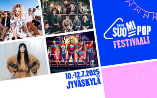 SUOMIPOP LAUANTAI LIPPUJA 12.7.2025 JYVÄSKYLÄ