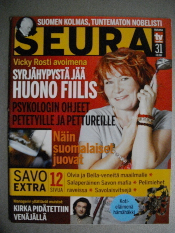 Seura lehti Nro 31/2007 (22.3)