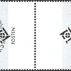 Ål 2001 Ystävänpäivä 3,20 mk välilöpari logo EPL LaPe 190 - pikkukuva 2