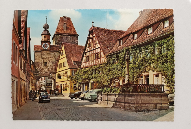 Rothenburg - vanha saksalainen postikortti