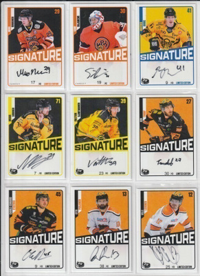 Cardset Signature 2016-2024