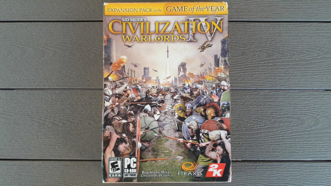 PC CD: Sid Meier's Civilization IV - Warlords Expansion Pack