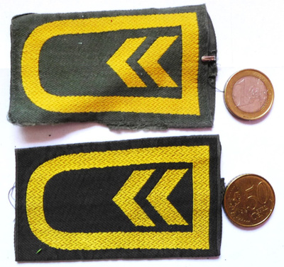 Sotilasmerkki asema  Orig. Saksa Bundeswehr  pari
