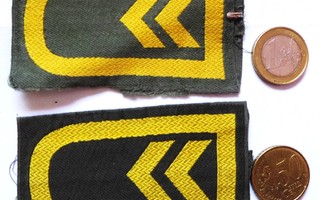 Sotilasmerkki asema  Orig. Saksa Bundeswehr  pari