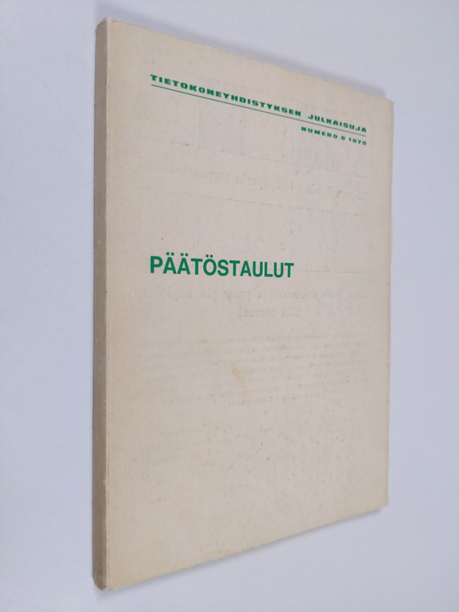 Päätöstaulut
