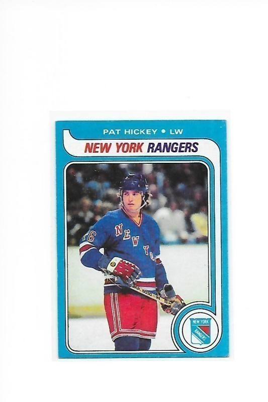 1979-80 Topps #86 Pat Hickey New York Rangers