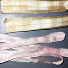 Askarteluun erilaisia nauhoja , beige turkoosi punakulta - pikkukuva 5