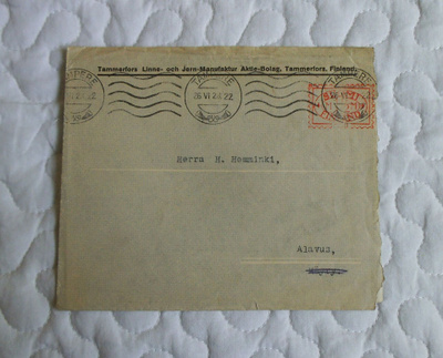 Postimaksukoneleima 1928