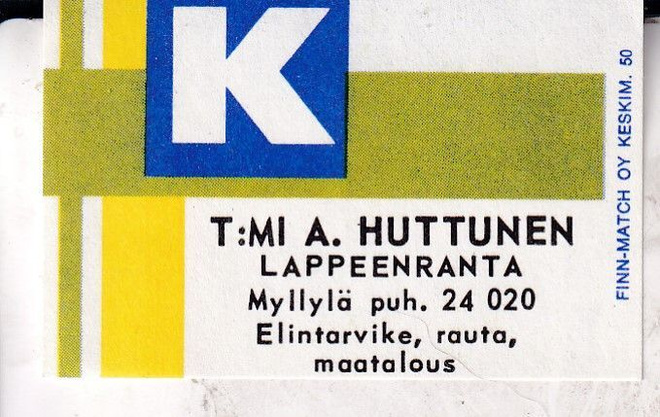 Lappeenranta.  T:mi A. Huttunen, s98