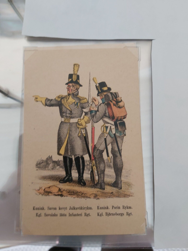 savon kevyt jalkaväkirykmentti Kortti