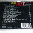 *4 kpl CD* VARIOUS ARTISTS 25 Great Jazz Performances - pikkukuva 3