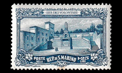 San Marino 139 ** Vapaaehtoissotilaiden muistomerkki 1.25L (