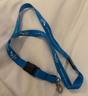 AVAINNAUHA / LANYARD - OBS OLYMPIC BRODCASTING SERVICES
