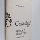 Genealogi : Björk & Börjesson - Katalog 480 - pikkukuva 1