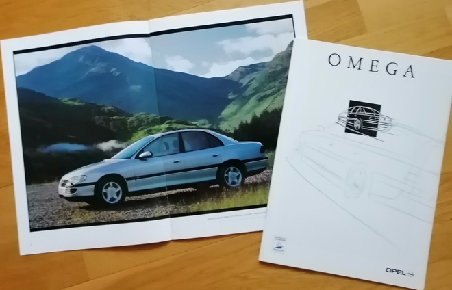 1997 Opel Omega PRESTIGE esite -  KUIN UUSI - suom - 26 siv