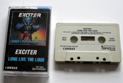 EXCITER Long Live the Loud 1985 C-KASETTI