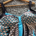 Musta kuosillinen Swimsuit / Uimapuku / Uima-asu - koko XXL - pikkukuva 5