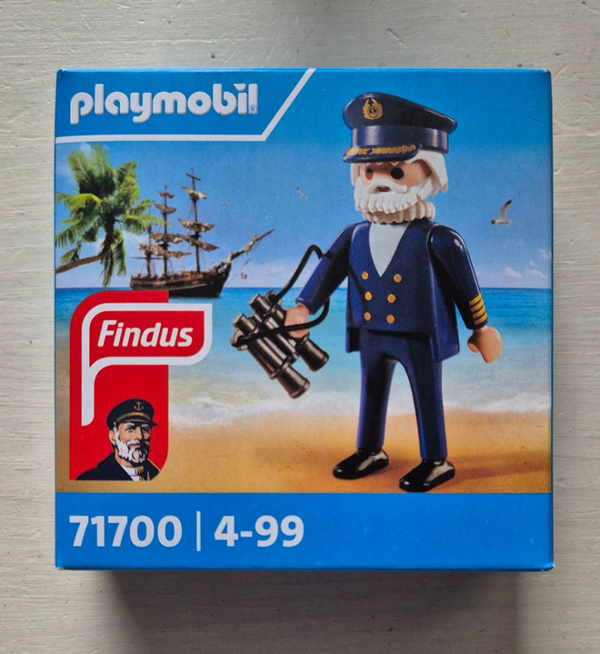 Playmobil – Kapteeni Findus -figuuri – UUSI