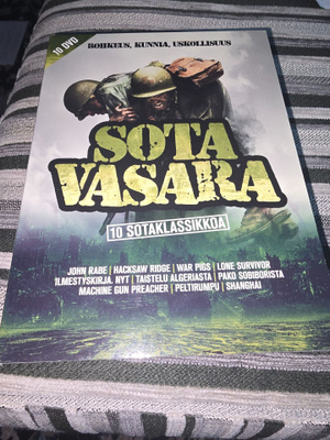 Sotavasara – 10 sotaklassikkoa – 10 DVD box – 20 h 44 min