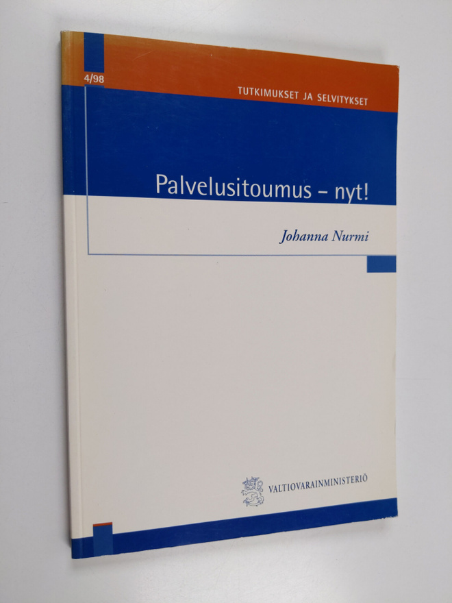 Johanna Nurmi : Palvelusitoumus - nyt!