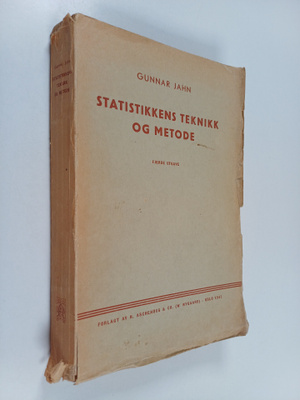 Gunnar Jahn : Statistikkens teknik og metode