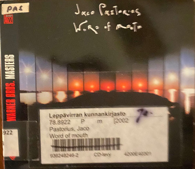 Jaco Pastorius - Word of Mouth CD