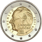 Slovakia 2021, 2 euro Alexander Dubcek UNC - pikkukuva 1