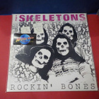 THE SKELETONS - ROCKIN BONES EX+/M- LP UK -87 PRESS - pikkukuva 1