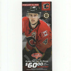 Kris Russell Calgary Team Issue Game Program 16.2.15 autogr - pikkukuva 1