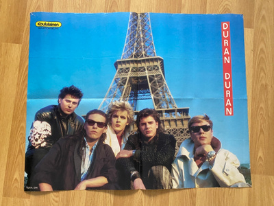 Duran Duran juliste + John Taylor keräilykuva 