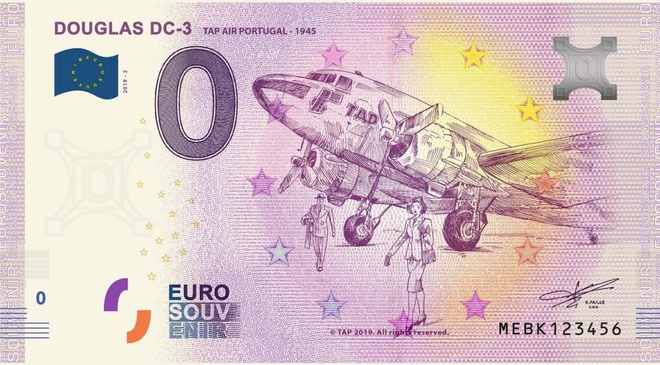 *0-EURO*PORTUGAL 2019-2*DOUGLAS DC-3*AITO EURO-SETELI*