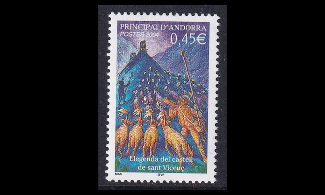 Andorra Fr 616 ** Myytit ja legendat (2004)