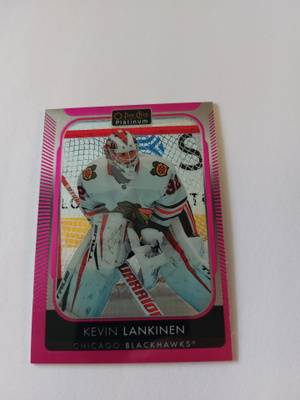 2021-22 O-Pee-Chee Platinum Matte Pink #49 Kevin Lankinen