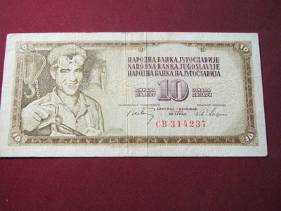 10 dinara 1968 Jugoslavia