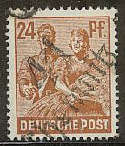 Saksa venäl.miehitys Mi 174 X ++ (sign. Dr Herbst)