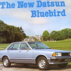 1981 Datsun Bluebird Coupe SSS jne esite - KUIN UUSI 12 siv - pikkukuva 3