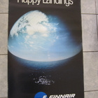 happy landings - vanha finnair juliste - pikkukuva 1