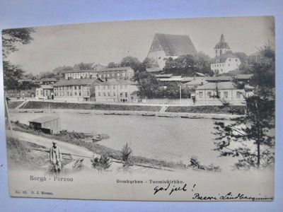 VANHA Postikortti Porvoo 1902