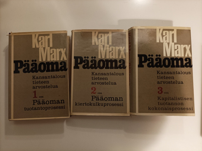 Karl Marx Pääoma 1-3