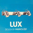 Seinävalaisin Lux, 3lmp (steel, bath, MarkSlöjd, uusi) - pikkukuva 5
