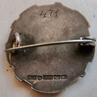 VANHA Merkki SLY FMF Suomen Lippu Hopeaa 1957 Numeroitu - pikkukuva 2
