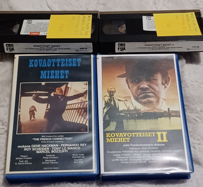 Kovaotteiset miehet 1 & 2 Vhs Fix ( Cbs/fox, Hackman)