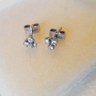18K Kulta 6 x 0,03-0,04ct Timanttikorvakorut Westerback - pikkukuva 2