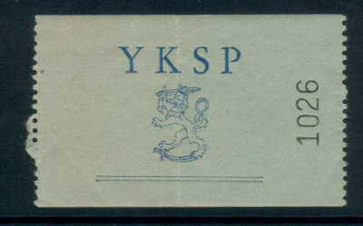 YKSP 1964 YK1 Kypros lentopakettimerkki