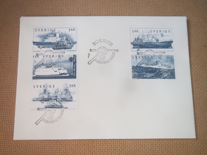FDC Ruotsi 1974:  merenkulku
