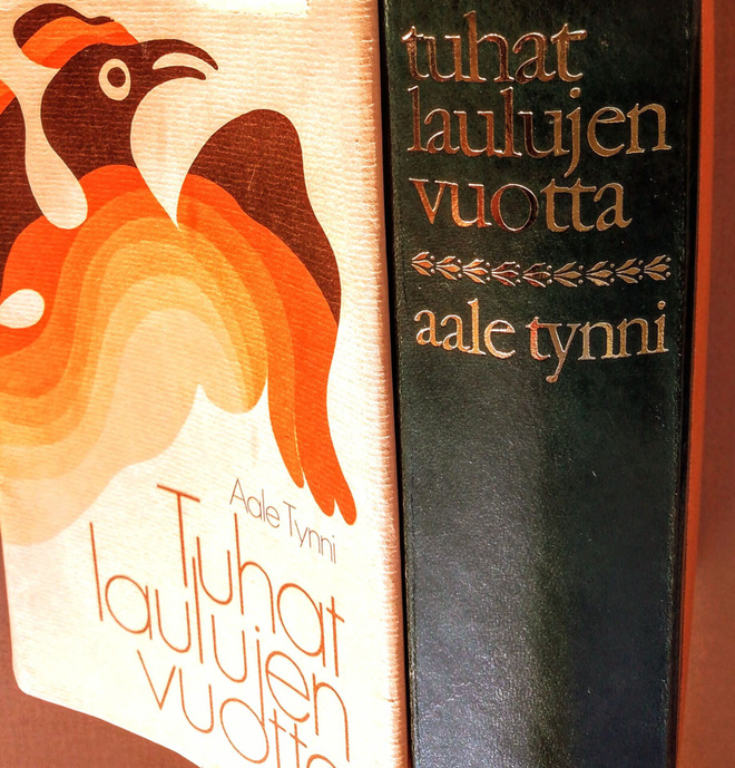 Aale Tynni: Tuhat laulujen vuotta (1974) RUNOJA, 1128 sivua!